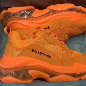 Balenciaga Triple s Neon orange designer clothes