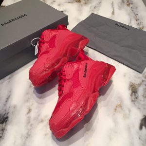 Balenciaga Triple s Neon red designer clothes