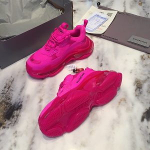 balenciaga triple s magenta designer clothes