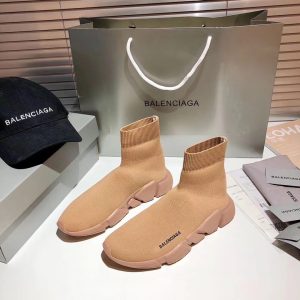 balenciaga speed brown designer clothes